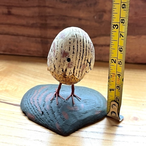 VTG American Chestnut Folk Art ”SONNY" Baby Chicken Hatching Egg EASTER Darling - Picture 10 of 11